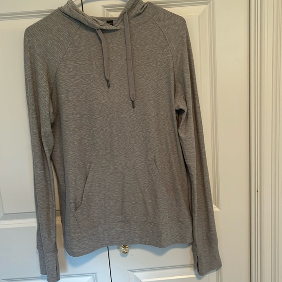 Women’s Kyodan Heathered Gray Hooded Dri-fit Sweatshirt Size Medium - Picture 1 of 6
